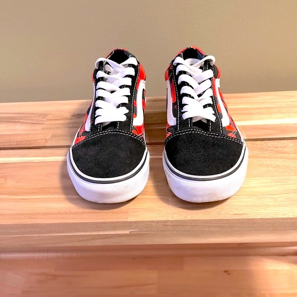 Like-new condition, Vans Old Skool Skate shoe, black suede and canvas, Size 7 - Picture 4 of 6